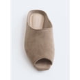 thumbnail image 6 of Scoop Women's Faux Leather Peep Toe Mules, 6 of 6