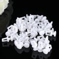 thumbnail image 1 of WASHWEPE Lot de 100 Rouleaux de Rideau de Douche à Glissière, Rouleaux de Rideau en Plastique, Tient les Rideaux Robustes pour Décorateurs, 1 of 6