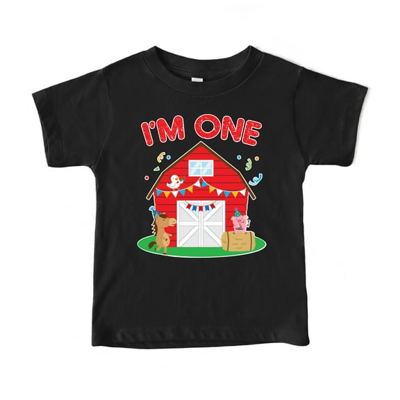 Farm 1st Birthday Boy Shirt Sprinkles And Jam 1st Birthday Shirt for Boys - 12 Months