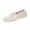 #005-Beige, variant on Women's Fashionable Casual Versatile Slip-On Loafers with Metal Chain Detail Flat Comfortable Spring Summer Shoes for Daily Wear and Commuting