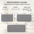 thumbnail image 2 of Topchances Velvet Couch Covers for Pets, Sofa Protector for Dogs Cats, Plush Quilted Couch Protective Cover, Pet Bed Mat Couch Cover (Dark Gray, 28x59 in), 2 of 9