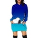 thumbnail image 1 of Vestido informal de Navidad de manga larga para mujer, Sudadera con capucha sencilla y cómoda con estampado de Snoopy de Disney, Otoño e Invierno, 1 of 5