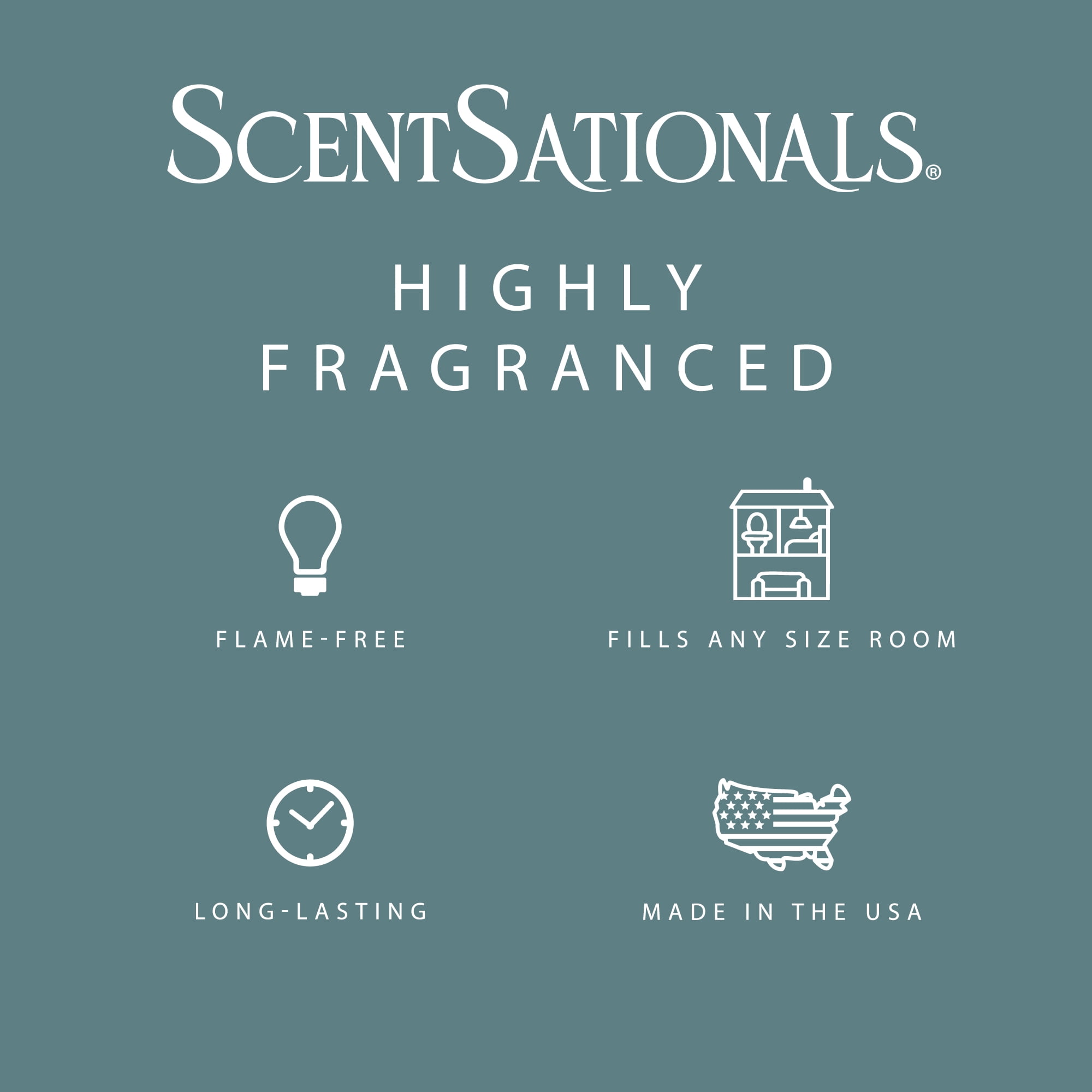 Eucalyptus Snow Scented Wax Melts, ScentSationals, 2.5 oz (1-Pack)