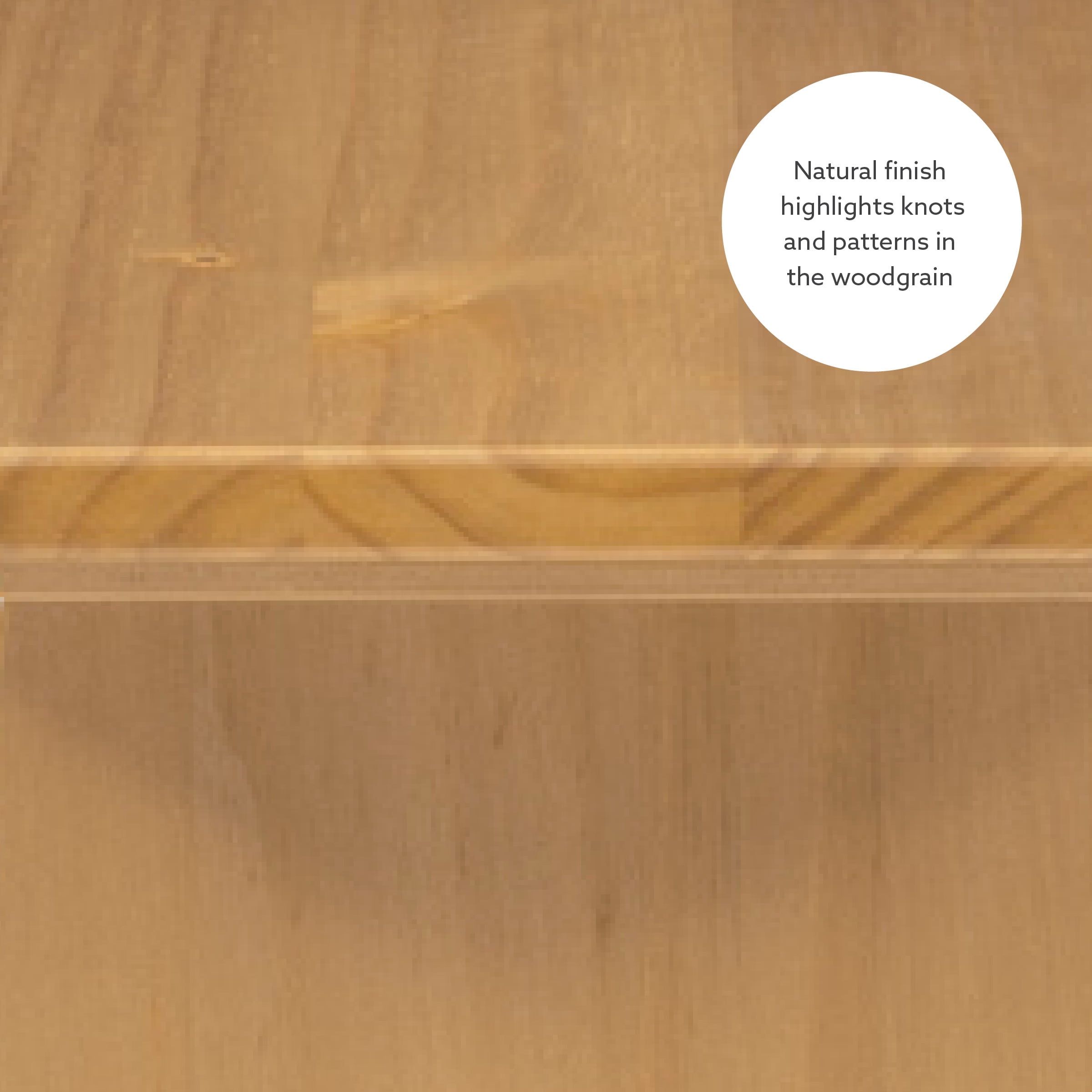 Linon Kasey Backless Dining Bench with Storage, Honey
