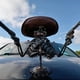 thumbnail image 4 of Escultura de adorno de capó de pistolero de calavera de vaquero, emblemas decorativos automotrices de Hot Rod, accesorios de decoración Exterior de vehículos antiguos, 4 of 5