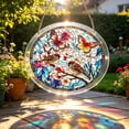 thumbnail image 5 of Acrylic Puzzles Suncatcher Stained Glass Window Hanging Decor, Sun Catcher Kit Home Decor for Window Garden Hanging, Suncatcher Kits for Women & Men Birthday Home Decor, 5 of 6