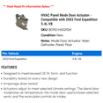 thumbnail image 2 of HVAC Panel Mode Door Actuator - Compatible with 2003 Ford Expedition 5.4L V8, 2 of 2