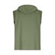 thumbnail image 4 of M Y M Camisa sin Mangas con Capucha Color Plano Clásico Cuarto Cremallera Deportes Casuales Color Sólido Superior para Hombres, 4 of 7