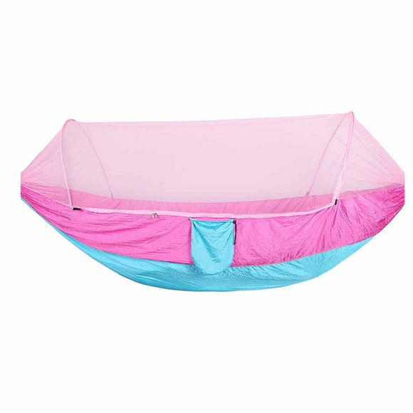 Hamac de Camping avec Moustiquaire, Balançoire de Voyage Extérieure pour Dormir Randonnée