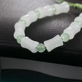 thumbnail image 3 of LinYooLi Jade Bracelet Jade Beaded Bracelets, Bamboo Shape Beaded Bracelet Gemstone Crystal Beads Adjustable Bangle,Chinese Style Jade Bracelet, 3 of 7