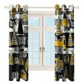 thumbnail image 3 of Excavator Fire Truck Racing Window Curtain Panels Grommet Blackout Curtains Blackout Curtains for Living Room, 3 of 7