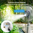 thumbnail image 3 of Dr. Prepare Magnetic Outdoor Mister Fan Kit, Portable Misting Cooling System for Patio Backyard Pool, 3 of 8