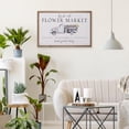 thumbnail image 5 of 23.6×15.7 Inch Spring Sign Decor, Wooden Framed Fresh Cut Flower Market Sign, Spring Flower Wall Decoration for Home Living Room Bathroom Bedroom, 5 of 6