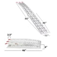 thumbnail image 5 of Clevr  7.5' Set of 2 Truck ATV Folding Aluminum Loading Ramps, 90" Long 1500 lbs, 5 of 7