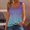 🔥 Light Blue, variant on Sentmoon Cute Tank Tops for Women Loose Fit Sleeveless Womens Tee Shirts with Print Crew Neck Spaghetti Strap Women Tops Dressy Casual Breathable Casual for Travel and Vacation Khaki L