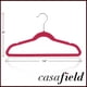 thumbnail image 5 of Perchas para niños Casafield de terciopelo, tamaño 14, color rosa, paquete de 50, 5 of 7
