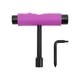 thumbnail image 1 of Llave en forma de T o de L para placas deslizantes, herramienta de mantenimiento de patinetas de 3 orificios de color morado, 1 of 8