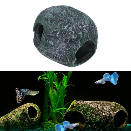 Aquarium Hideout, Fish Rock House Aquarium Cave Decorations Fish Hiding