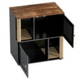 thumbnail image 5 of Danolapsi Cat Litter Box Enclosure for 2 Cats, Litter Box Enclosure with Double Room, Hidden Enclosed Cat Litter Box Furniture with Scratch Posts and Double-Layer Litter Mats, 5 of 8