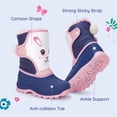 thumbnail image 5 of Toddler Warm Boots Girls Winter Snow Boots Child Rain Boot Waterproof Shoes Outdoor Size 2, 5 of 6
