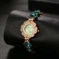 thumbnail image 4 of Avaner Women's Analog Quartz Thin Flower Watch : Detachable Crystal Strap Dot Markers Wristwatch - for Party and Banquet Decorations, 4 of 8
