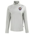 thumbnail image 2 of Women's-Cutter & Buck  Gray Orlando City SC Coastline Epic Comfort Eco Recycled Funnel-Neck Top, 2 of 3