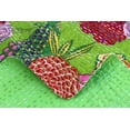 thumbnail image 4 of Indian Handmade Floral Print Kantha Quilt, Bedspread , Blanket Size ( King 108" x 108" ), 4 of 5