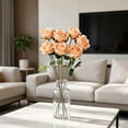 thumbnail image 6 of Dpityserensio 7Pcs Artificial Rose Flowers, Realistic Silk Rose Stems for Wedding Arch Backdrop, Faux Flower Bouquet for Living Room Table Centerpiece Party Decor, 6 of 6