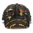 thumbnail image 4 of Peichun Retro Ripped Distressed Denim Hats for Men Women Casual Style Distressed Brim Baseball Caps with Curved Visor Unisex Adjustable Comfort Soft Top Sun Hats Navy1 One Size, 4 of 7
