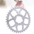 thumbnail image 1 of 36T Bike Chainring, 7075 Aluminum Alloy, Lightweight Round Chainwheel with Positive Negative Tooth for GXP Road Bikes 110/130 BCD, 1 of 7