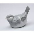 thumbnail image 2 of Ceramic Gray Bird Figurine 3.25in Home Decor Gift for Birdwatcher Mom, 2 of 5