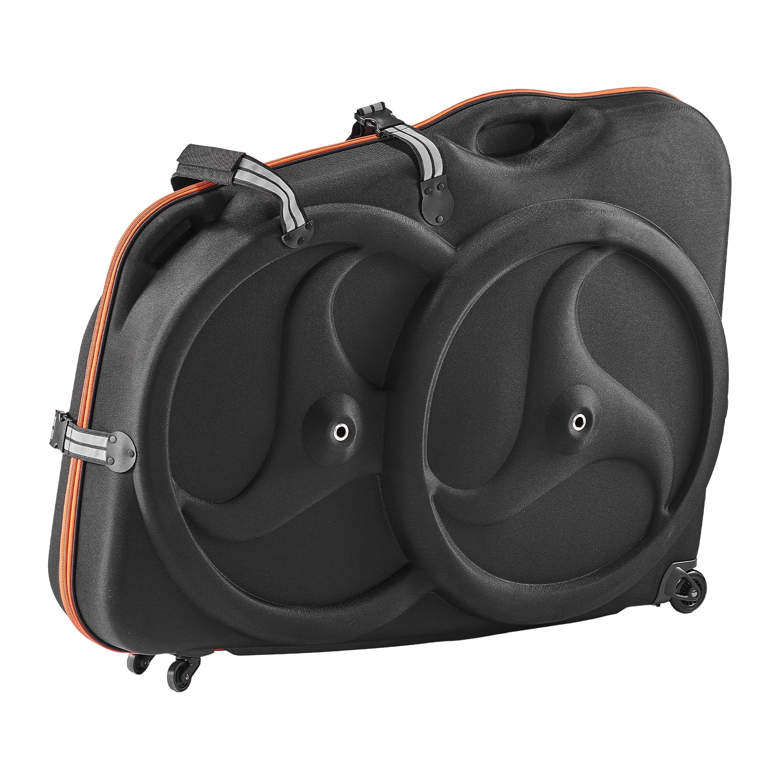 KFFKFF Bike Travel Case with EVA Hard Shell, Quick-Release Buckle
