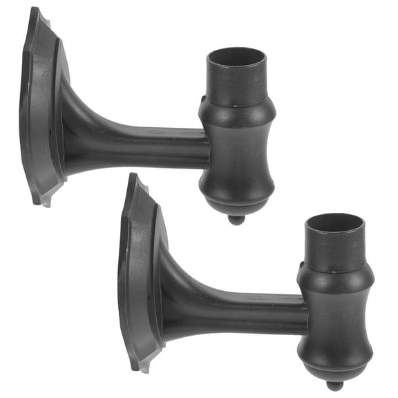 2 Pcs Wall Light Solar Lamp Holder Modern Wall Lamp Holder Street Lights Pole Light Sconce Fixture