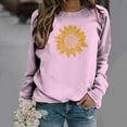 thumbnail image 3 of Patlollav Pntutb Women Long Sleeve Shirts,Ladies Sweatshirt Loose Tunic Tops, 3 of 7