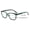 Green, variant on Modern Square Progressive Clear Lens Reading Glasses - Clear On Top - Multifocal Reading Glasses CR25 +3.25