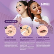 Laflare 3D Cahsmere False Eyelashes,Ultra soft & Cruelty free 5 Pairs