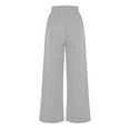 thumbnail image 4 of Lenpel Women's Wide Leg Sweatpants 2025 Trendy High Waisted Drawstring Lounge Pants Comfy Casual Active Trousers, 4 of 7