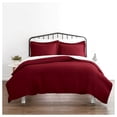 thumbnail image 5 of Burgundy 3 Piece Duvet Cover Set King/California King, by Simply Soft, 5 of 6
