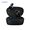 Black, variant on LINNER New OTC CIC Hearing Aids for Seniors, Rechargeable, Nearly Invisible Design, Beige