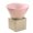 Pink, variant on ZAXLVG Ceramic Coffee Mugs with Base 100ml Triangular Cone Shape Porcelain-Cup Tea-Cup for Latte Household Kitchen