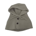 thumbnail image 2 of Gorro pequeño de punto con cuello falso para mujer | Chal versátil para calentar el cuello | Tejido ligero de fibra de poliéster elástico | Accesorio de invierno para uso diario, viajes y citas, 2 of 6