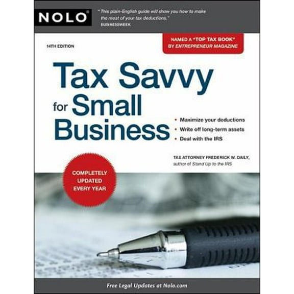Pre-Owned Tax Savvy for Small Business (Paperback) 1413312799 9781413312799