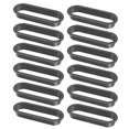 thumbnail image 3 of 12 Pieces Oval Tart Rings Heat-Resistant Perforated Cake Mousse Ring Non Stick Bakeware Tart Mini Cake Mold Cake Rings, 3 of 5