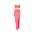 thumbnail image 3 of Txlixc Conjunto de Falda para Mujer, Top de Tubo Sin Mangas con Falda con Abertura en la Cintura Alta Traje de Color de Contraste de Verano Txlixc Moda, 3 of 6