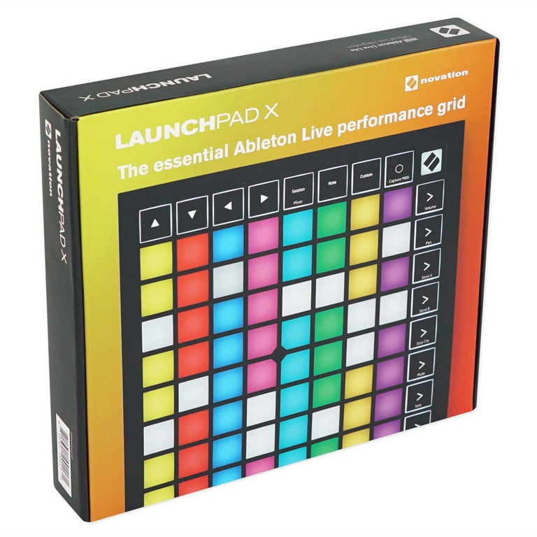 Novation Launchpad X MIDI USB Music Production Pad Controller+Mic+