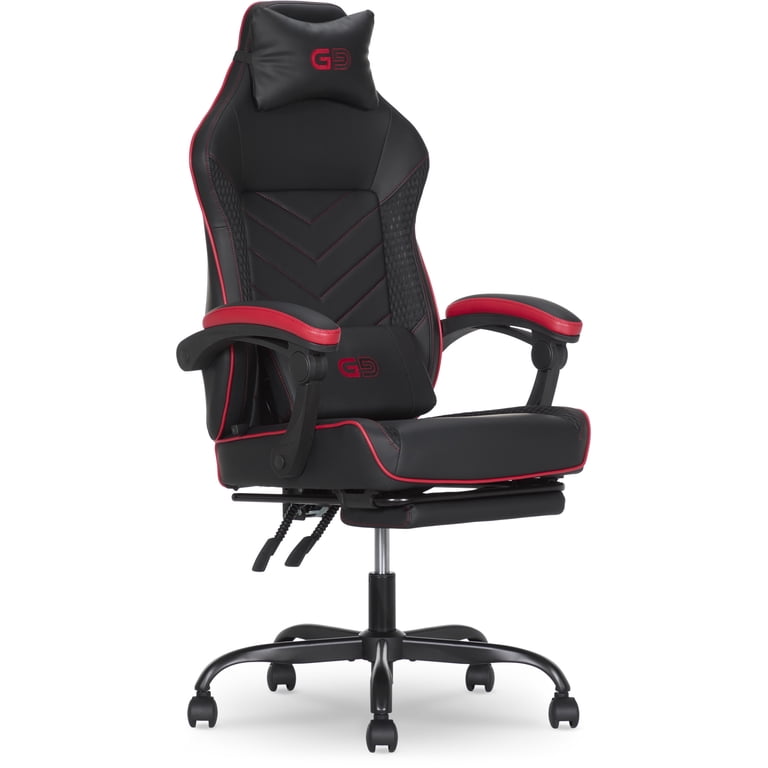 Gamer Gear EdgeX LED Gaming Chair, Massage, Footrest photo 1