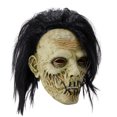 thumbnail image 2 of Máscara de Halloween aterradora, máscara de zombi de terror con cabello, máscara de látex de monstruo espeluznante, accesorios para disfraces de fiesta de terror, 2 of 5