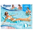 thumbnail image 4 of Open Box Aqua Deluxe Monterey Hammock 4 in 1 Inflatable Pool Float, Blue, 4 of 11