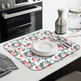 thumbnail image 6 of Microfibre Drying Mat for Kitchen Rose Repeat Dish Drying Drainer Mat Absorbent Pioneer Drying Mat Washing Up for Glass, Plate & Cup 16inch X 18inch, 6 of 7