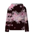 thumbnail image 5 of QASIEATN Hoodies for Graceful Women Fashion, Hoodies Solid Color Casual Fall Hooded Pullover Hoodie Basic Sweatshirts Womans Fashion Blouse Clothes, Womens Fall Tops, 5 of 6